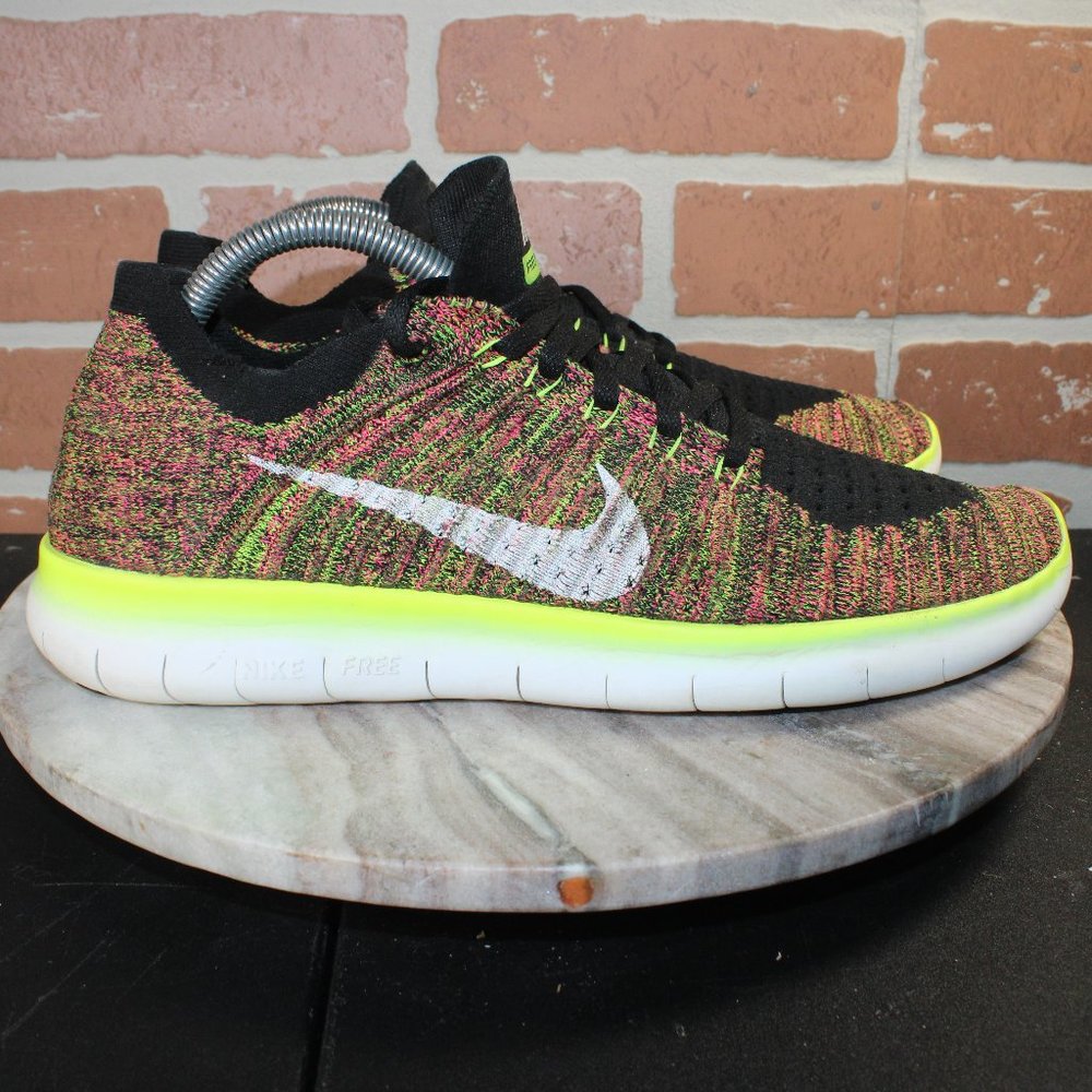 Nike Free Run Flyknit Unlimited Olympic Shoes Mens Size 9.5 Athletic Sneakers.